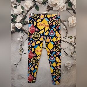 Vibrant Fruit Print Women's Leggings